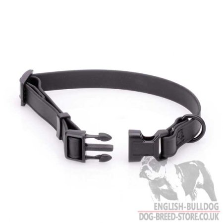 Biothane Quick-Release Dog Collar for Small Bulldog and Puppy