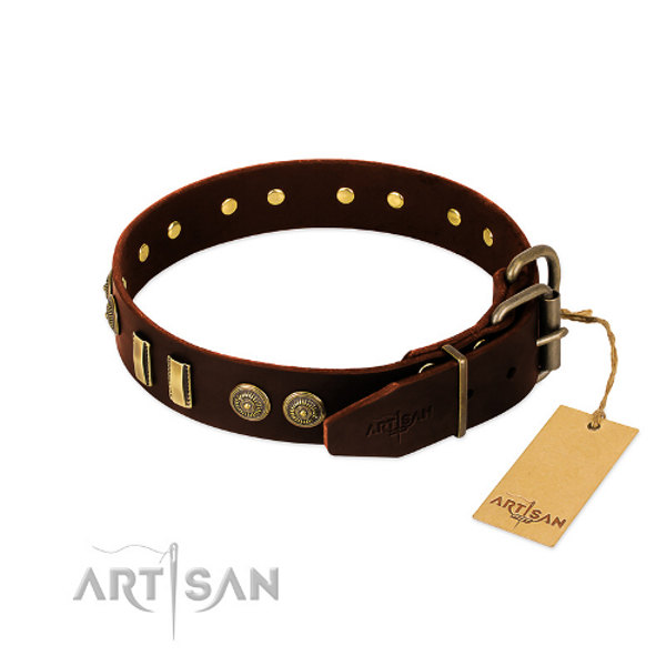 Artisan Leather Dog Collars