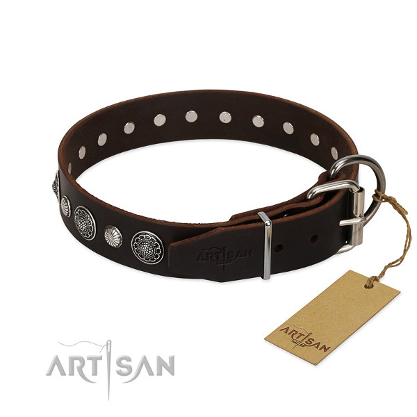 Artisan Leather Dog Collars