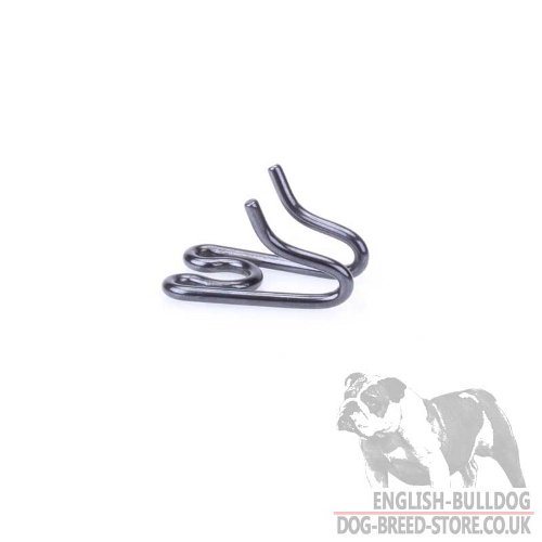 Bulldog Collar Extra Links of Black Stainless Steel (4.00 mm)